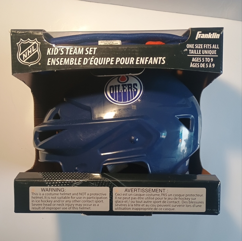 NHL Kids Team Set with Blue Helmet